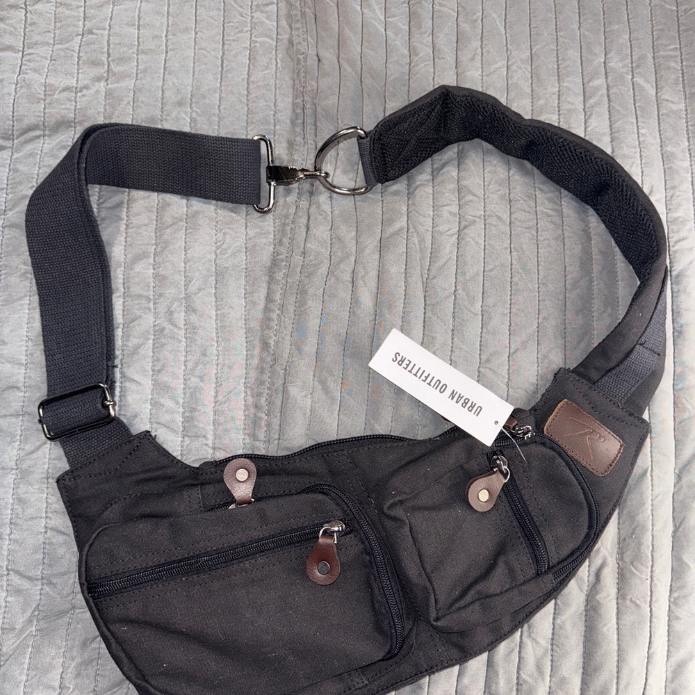 Urban Outfitters Black Belt Bag